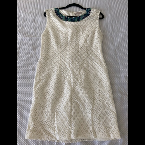 Embellished white lace dress - Picture 1 of 4